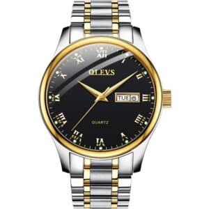 OLEVS Apollo Lucid OLC55-M-BLACK-STEEL-68