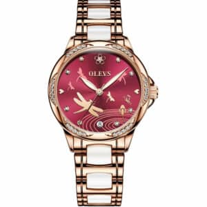 OLEVS Dragonfly OLW66-RED-ROSE-GOLD-10