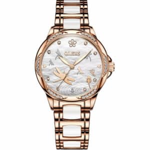 OLEVS Dragonfly OLW66-WHITE-ROSE-GOLD-10