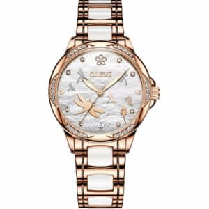 OLEVS Dragonfly OLW66-WHITE-ROSE-GOLD-10