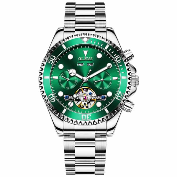 OLEVS Phantom Dot OLM66-SILVER-GREEN-05